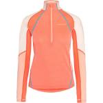 Kari Traa Дамско синтетично термобельо Kari Traa Women's Alma Half Zip Longsleeve - Coral - размер XS (916-4111-0411)