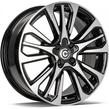 Carbonado Resistant 7x17 5x114,3 ET40 black front polished