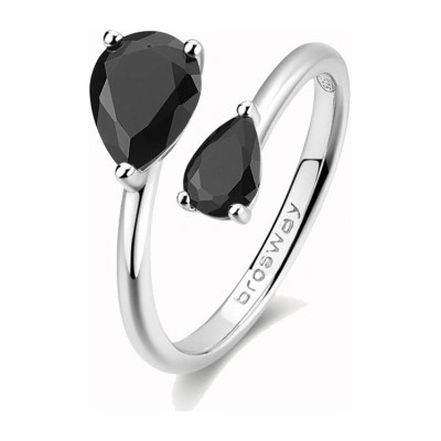 Brosway dámsky prsteň Fancy Mystery black BWFMB119