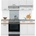Black Red White Кухня Junona Line - бял гланц - 180 см (K24-JUNONA_MODUL/180-BI/BIP/DCRZ)