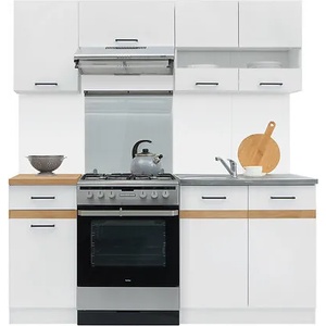 Black Red White Кухня Junona Line - бял гланц - 180 см (K24-JUNONA_MODUL/180-BI/BIP/DCRZ)