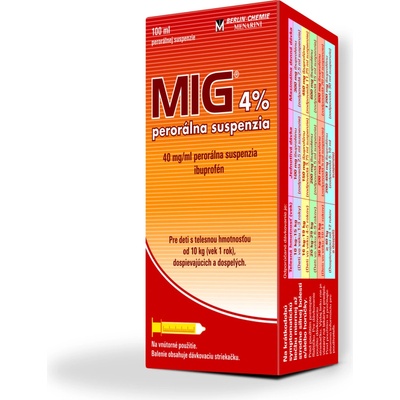 MIG 4% perorálna suspenzia sus.por. 1 x 100 ml