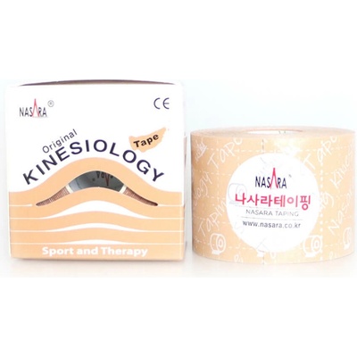 Nasara Kinesiology Tape béžový 5 cm x 5 m
