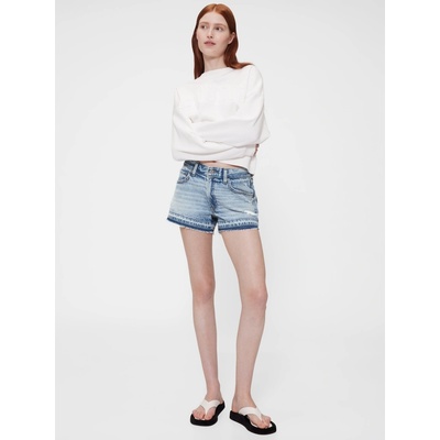 Gap džínsové kraťasy low rise stride Studio by Zac Posen modrá