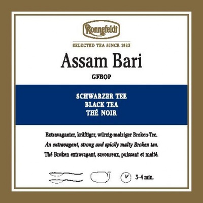 Ronnefeldt assam bari sypaný čaj 250 g