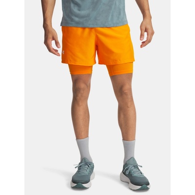 Under Armour UA LAUNCH 5'' 2-IN-1 shorts-ORG Oranžová