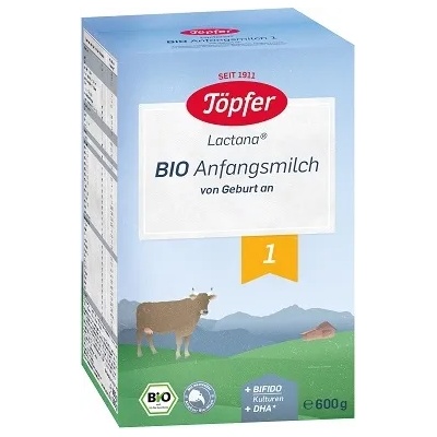 Töpfer Био мляко за кърмачета Töpfer Lactana 1 - 600 g (4006303007995)