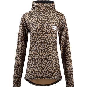 Eivy Дамско синтетично термобельо Eivy Women's Icecold Hood Top Longsleeve - Leopard - размер XS (114-3230-0112)