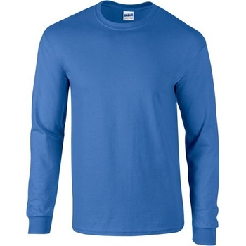 Teplé triko s dlouhými rukávy Gildan Ultra Coton 200 g/m modrá královská G2400