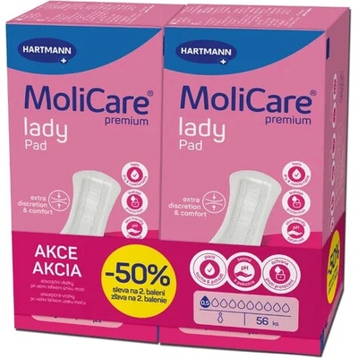 Hartmann MoliCare Premium lady pad 0,5 kvapky, 56 ks
