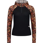 Mons Royale Дамско мериносово термобельо Mons Royale Women's Bella Merino Long Sleeve Hood Merino base layer - Ditzy Camo / Black - размер XL (115-2718-0315)