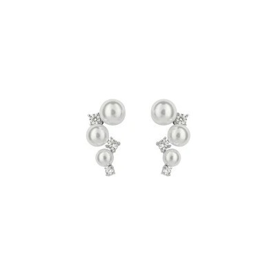 Diamonfire strieborné náušnice E6192