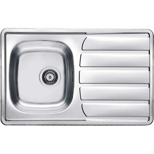 Alveus Zoom - Мивка 79х50 см, неръждаема стомана 1098939 (1098939) Мивка за вграждане
