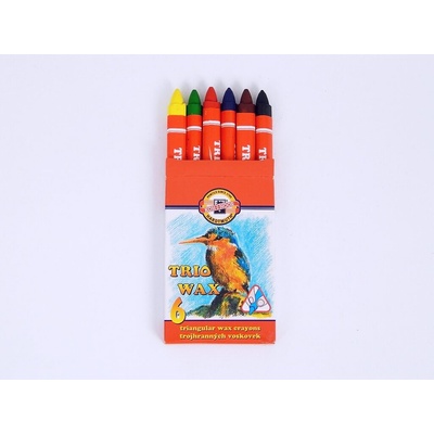 Koh-i-noor voskovky TRIO WAX 6ks/10 mm