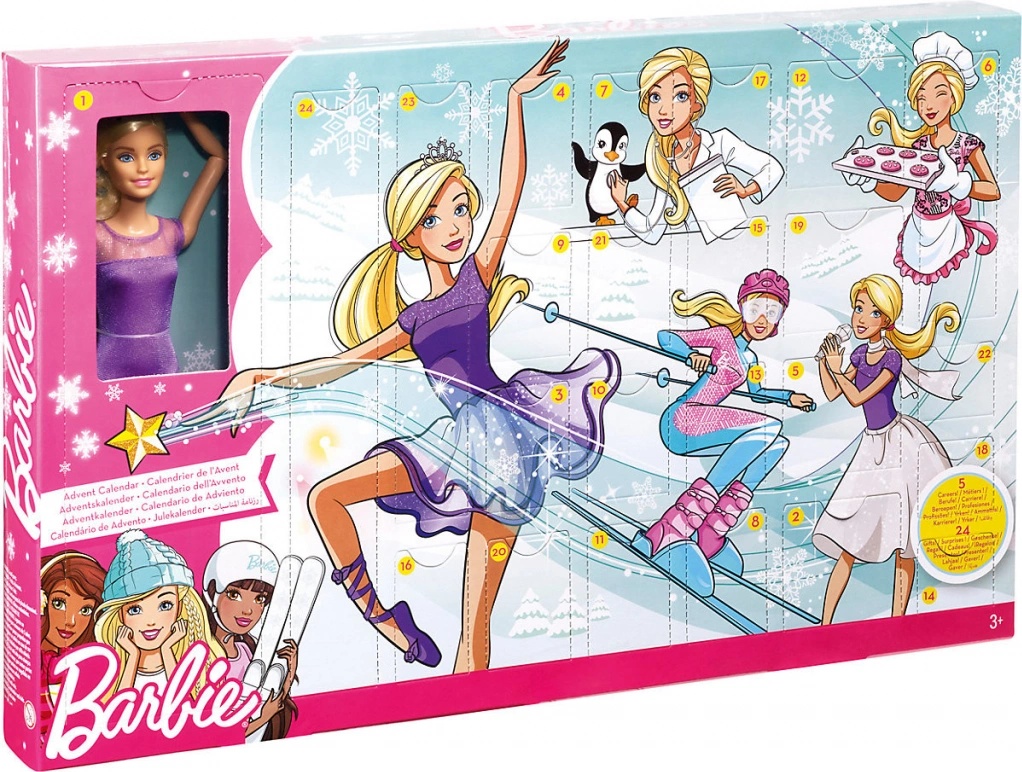 Mattel Barbie adventní kalendář FGD01