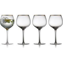 Lyngby Glas Sklenice na koktejly PALERMO GOLD na gin & tonic 4 x 650 ml