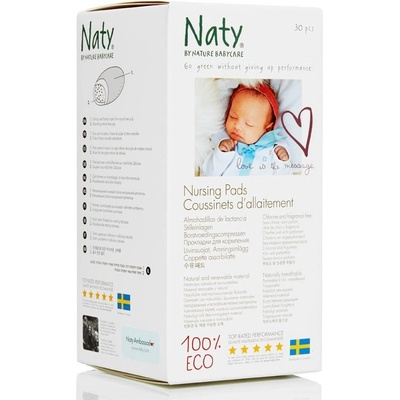 Naty Prsní vložky pro kojící ženy 30 ks