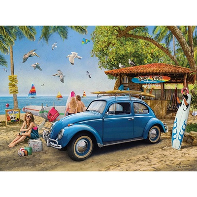 EUROGRAPHICS - Puzzle VW Beetle Surf Shack 1000 - 1 000 piese