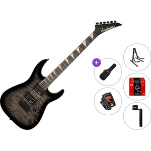 Jackson JS Series Dinky JS20 DKQ AH Standard SET Transparent Black Burst Електрическа китара