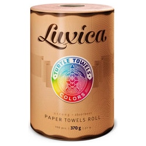 Luxica® Turtle Towels Colors оранжева кухненска ролка 370гр (929282992)