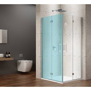 Gelco, LORO sprchové dvere skladacie pre rohový vstup 700 mm, číre sklo, GN4770