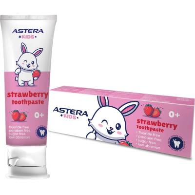 Astera Kids Паста за зъби Strawberry, 0м+, 65 ml