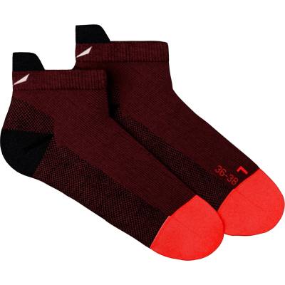 Salewa Дамски туристически чорапи Salewa Women's MTN TRN All Mountain Low Sock Walking socks - Syrah - размер 42-44 (EU) (201-4852-0413)