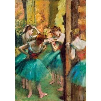 Image 1 of Bluebird Puzzle - Puzzle Degas - Dancers, Pink and Green, 1890 - 1 000 piese