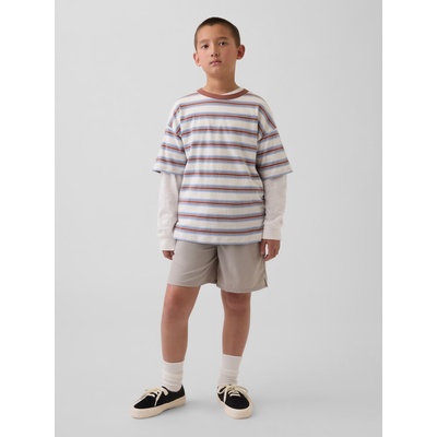 GAP Детски къс панталон бързосъхнещ GapFit GAP GAP | Siv | Момчешки | XS