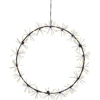Star trading Dekoračný veniec Dew drop flower na zavesenie 270x LED