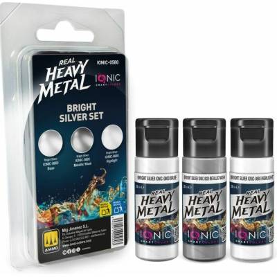 Bright Silver Real Heavy Metal Set