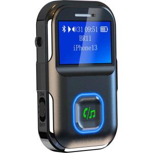 Xmart BR11 AUX Bluetooth Аудио адаптер , Вградена батерия, Микрофон за Handsfree разговори