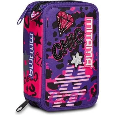 Mitama Super Chic несесер с 3 ципа, ПЪЛЕН