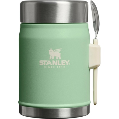 Stanley Termoska jídelní se lžící vidličkou The Legendary Classic Food Jar 400 ml 14oz Pistachio