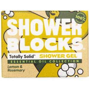 Shower Blocks Solid Shower Gel EO Range - Lemon & Rosemary Цвят: жълт