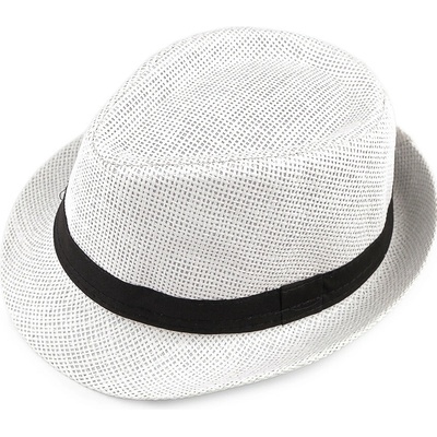 Prima-obchod Letní klobouk / slamák unisex 1 bílá
