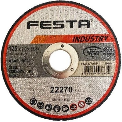 Festa Kotúč rezný kov 125 × 2 mm 22270