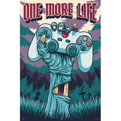 Plagát, Obraz - Gamer - One More Life, 61 × 91.5 cm