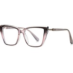 Techsuit Очила за компютър Techsuit Anti-Blue Light Glasses Reflex PC (LS250) - дамски, голяма рамка - Розов градиент