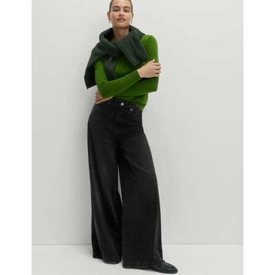 Marks & Spencer Широки дънки от смес lyocell Marks & Spencer черни Marks & Spencer | Cheren | ЖЕНИ | 26/32