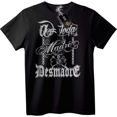 NOONEBRAND Тениска Абсолютен Лудостта - 7XL, Black