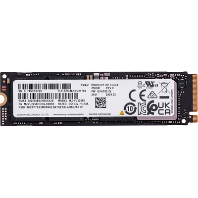 Samsung PM9A1 256GB, MZVL2256HCHQ-00B00