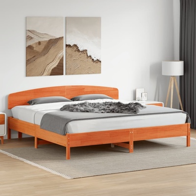 zahrada-XL 3207196 Postel bez matrace voskově hnědá masivní borovice