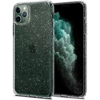 Spigen Противоударен Блестящ Калъф за iPhone 11 Pro Max, Spigen Liquid Crystal Glitter Quartz Case, Прозрачен (075CS27131)