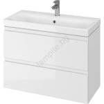 Cersanit S801-225-DSM - Стенен шкаф за баня с умивалник MODUO SLIM, бял (CS0151)