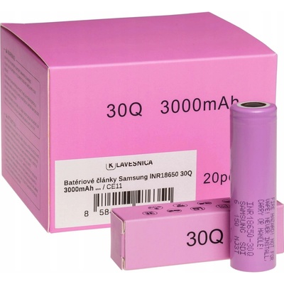 Samsung baterie typ INR18650 30Q 3000mAh 15A