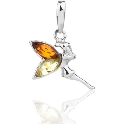 Jan Kos jewellery Stříbrný přívěsek s jantarem MHT 5822 SA00
