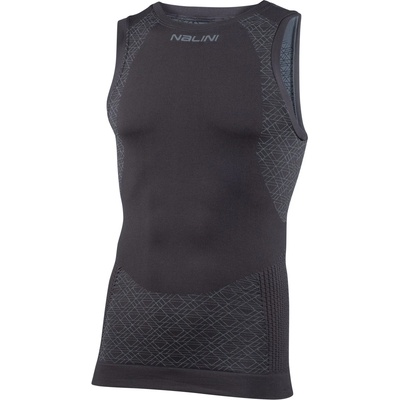 Nalini Мъжки потник за колоездене Nalini Seamless Tech Tank Synthetic base layer - Dark / Grey - размер XXL (014-2484-0113)
