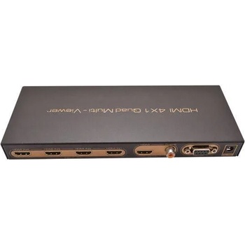 Image 1 of ASK Автоматичен превключвател ASK 4/1 Quad Multi-Viewer, 4 входа 1 изход (EST-HDMI-SWITCH-1-4)