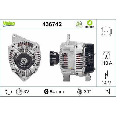 generátor VALEO 436742 436742